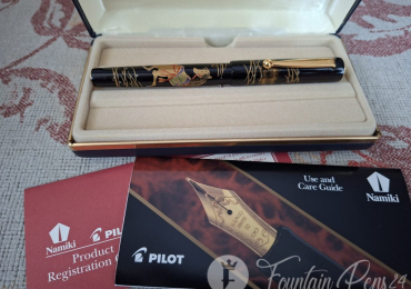 PILOT (NAMIKI) Vest-Type CHINESE ZODIAC Maki-E horse caballo fountain pen Estilográfica Nib F