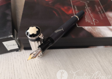 SOLD  /  VENDIDO           .Montblanc Charles Dickens fountain pen Estilográfica NEW Nib F