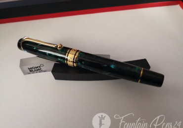 Aurora Auroloide green Marble Fountain Pen Estilográfica NEW Nib F