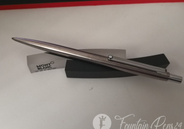 SOLD / VENDIDO      .MONTBLANC Noblesse SlimLine steel Ballpoint pen boligrafo