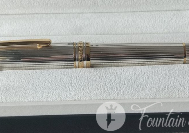 SOLD / VENDIDO .Meisterstuck Solitaire, LeGrand 146 fountain pen Silver. N.O.S.