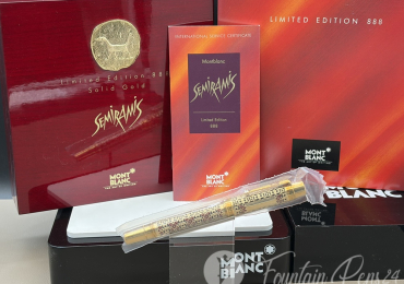 MONTBLANC Semiramis 888 Patron Of Art Füller Feder M Full Set Edition 1999
