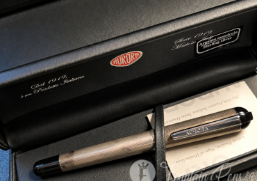 Aurora Sterling Silver 925 – Plumín M – Caja y documentación
